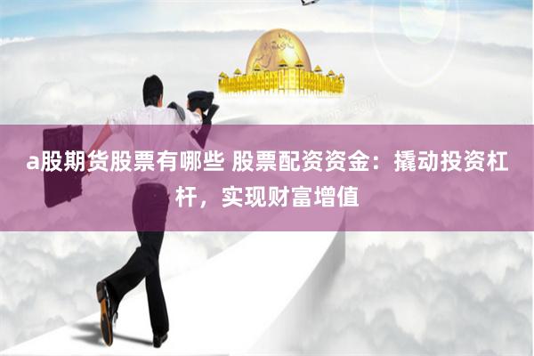 a股期货股票有哪些 股票配资资金：撬动投资杠杆，实现财富增值